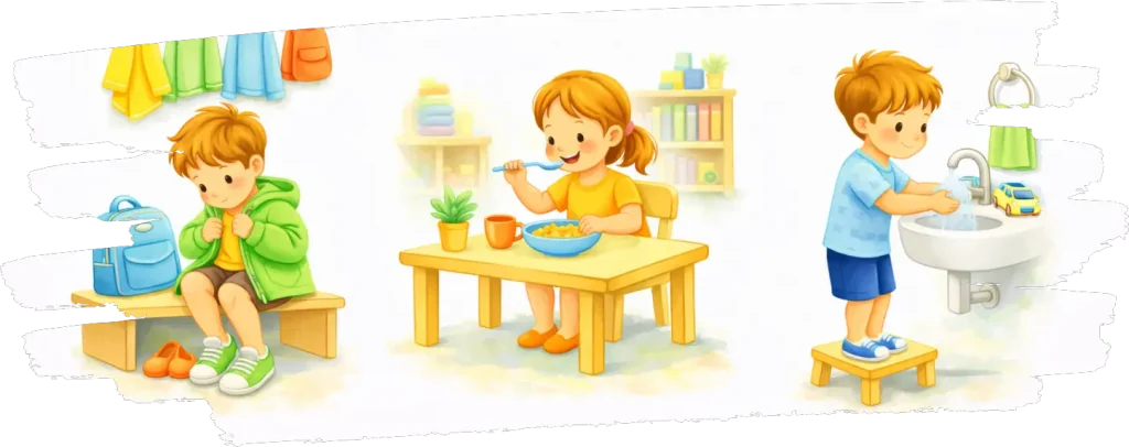 Co by dítě mělo zvládat před nástupem